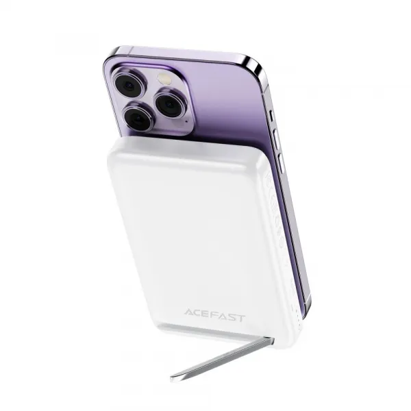 Acefast M6 PD 20W Bezdrôtová powerbanka 10000mAh, biela