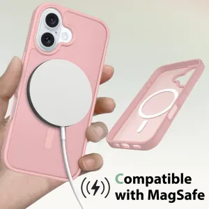 JP MagFit Colour MagSafe obal s N52 magnetom, iPhone 16, svetlo ružový