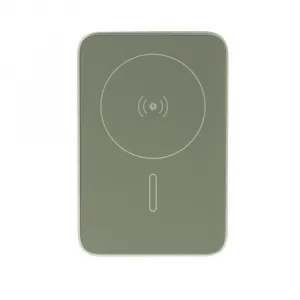 Ultraslim Magsafe bezdrôtová powerbanka, 5000mAh, PD20W, Quick Charge, strieborná