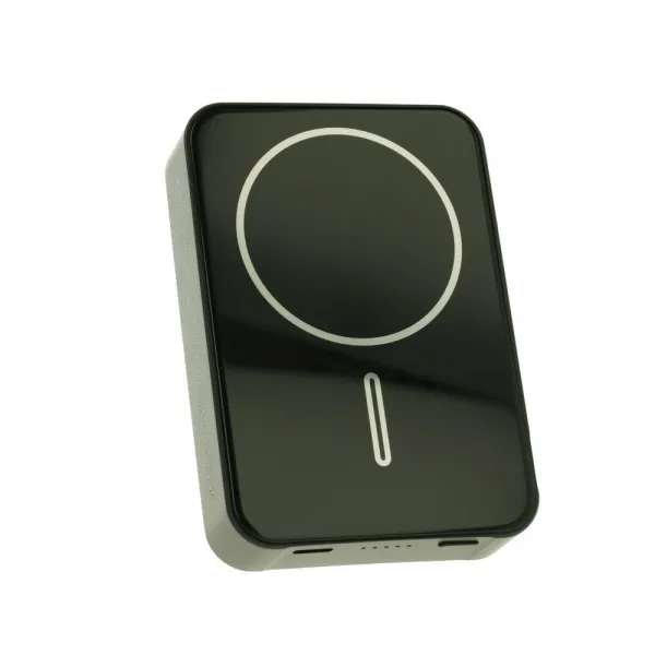 Metal Magsafe bezdrôtová Powerbanka so stojanom, 10000mAh, PD20W, čierna