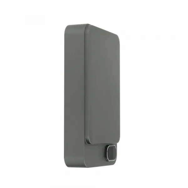Metal Magsafe bezdrátová powerbanka s displejem, 10000mAh, QC, PD20W, šedá