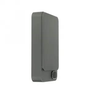 Metal Magsafe bezdrátová powerbanka s displejem, 10000mAh, QC, PD20W, šedá