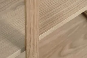 Furniria Dizajnová vitrína Dallan 190 cm prírodný dub