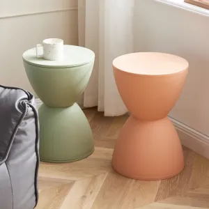 Taburet, zelená, plast, ABRAM