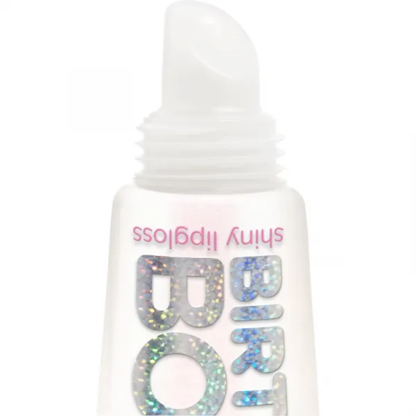essence Birthday Bomb transparentný lesk na pery pre trblietavý lesk odtieň 01 Cake My Day! 10 ml