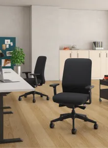 MERCURY Ergonomická kancelárska stolička OPTIMA čierna