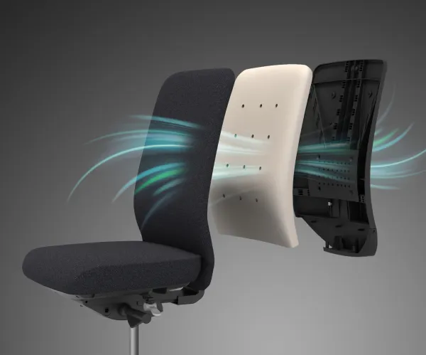 MERCURY Ergonomická kancelárska stolička OPTIMA čierna