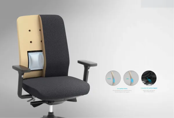 MERCURY Ergonomická kancelárska stolička OPTIMA čierna