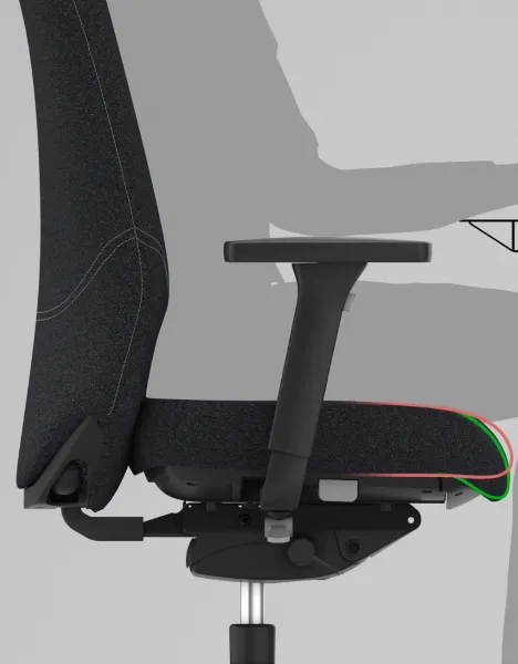 MERCURY Ergonomická kancelárska stolička OPTIMA čierna