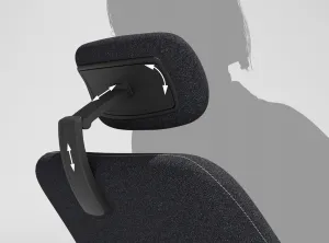 MERCURY Ergonomická kancelárska stolička OPTIMA čierna