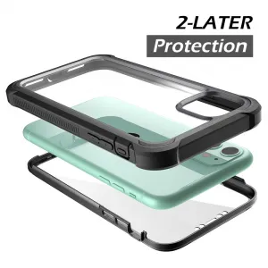 Dexnor 360 Clear obal iPhone 11, čierny