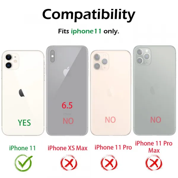Dexnor 360 Clear obal iPhone 11, čierny