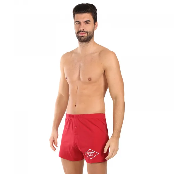 Pánske trenky Lee Cooper červené (PO38819-4) M, trenírky