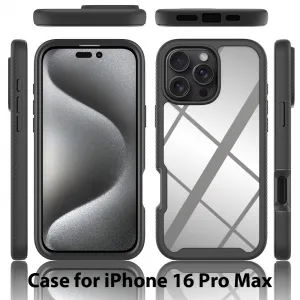 JP Defense360 obal, iPhone 16 Pro Max, čierny