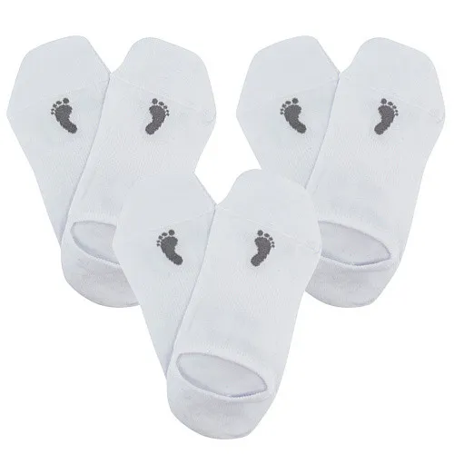 3PACK ponožky VoXX bielé (Barefoot sneaker) M