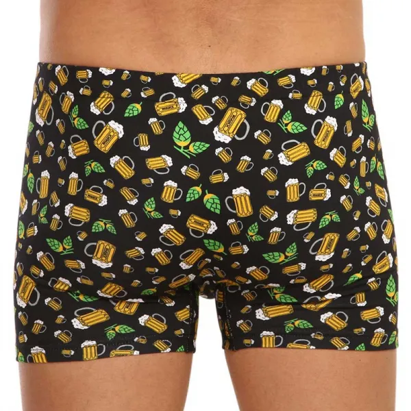 Pánske boxerky VoXX viacfarebné (Kevin-pivo/malé čierné) M, trenky