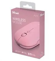 TRUST myš PUCK, bezdrôtová, USB, ružová