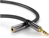 Predlžovací kábel PREMIUMCORD, Jack 3.5 mm - Jack 3.5mm M/F 3m