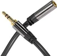 Predlžovací kábel PREMIUMCORD, Jack 3.5 mm - Jack 3.5mm M/F 3m