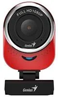 GENIUS Webcam QCam 6000/ červená/ Full HD 1080P/ USB2.0/ mikrofón