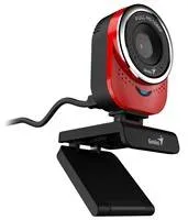 GENIUS Webcam QCam 6000/ červená/ Full HD 1080P/ USB2.0/ mikrofón