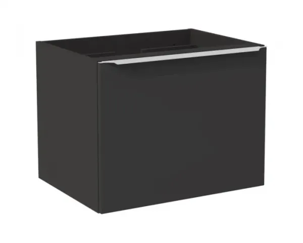 Comad Závěsná skříňka SantaFe Domi s deskou a umyvadly 140 cm černá