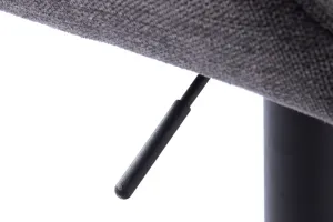 Furniria Dizajnová barová stolička Jadwiga II tmavosivá