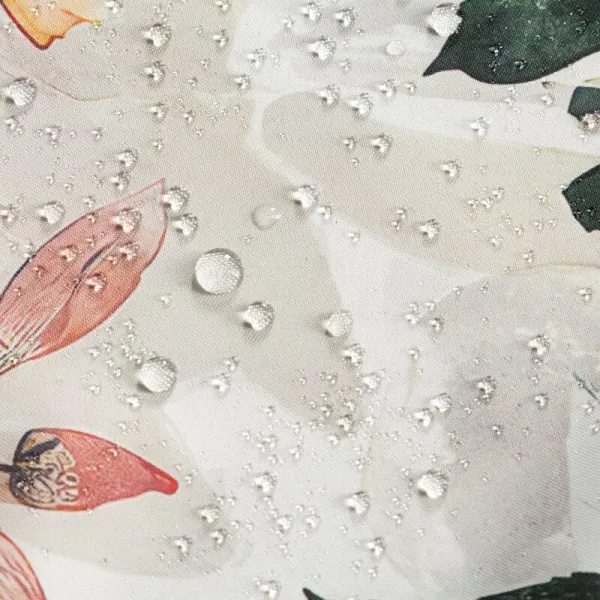 ArtFir Záves na terasu GARDEN 2 PU | biela/sivá 155 x 200 cm