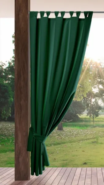 ArtFir Záves na terasu GARDEN PU | tmavozelená 155 x 260 cm