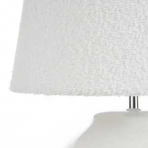 Dekoračná lampa COLINS biela