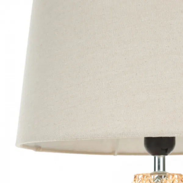 Dekoračná lampa GAVIN 01 béžová / zlatá