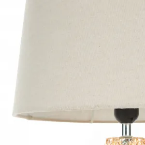 Dekoračná lampa GAVIN 01 béžová / zlatá