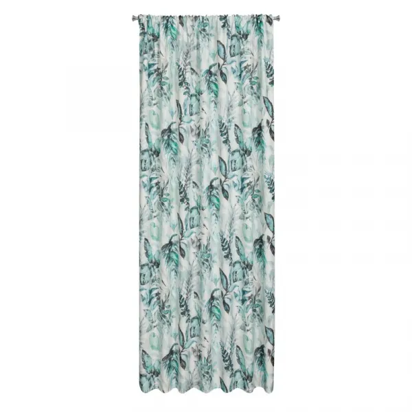 ArtFir Záves na terasu GARDEN 2 P | biela/zelená 155 x 200 cm
