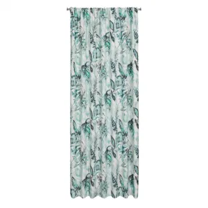 ArtFir Záves na terasu GARDEN 2 P | biela/zelená 155 x 200 cm