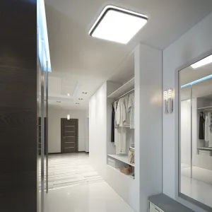 DECOREUM LED STROPNÉ SVIETIDLO ŠTVORCOVÉ 90W + DIAĽKOVÉ OVLÁDANIE LDL-01