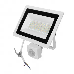 DECOREUM REFLEKTOR S POHYBOVÝM SENZOROM BIELY 30W V. NEUTRÁLNY