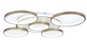 DECOREUM DEKORATÍVNA STROPNÁ LAMPITA 120W ZLATÁ + DIAĽKOVÉ OVLÁDANIE DL-Z03 SEMPRE