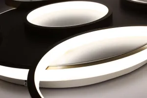 DECOREUM DEKORATÍVNA STROPNÁ LAMPITA 120W ZLATÁ + DIAĽKOVÉ OVLÁDANIE DL-Z03 SEMPRE