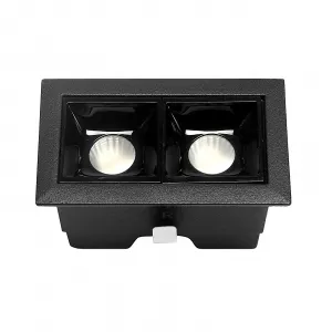 DECOREUM Zapustená lineárna LED lampa 4W 3000K čierna JDL-2T
