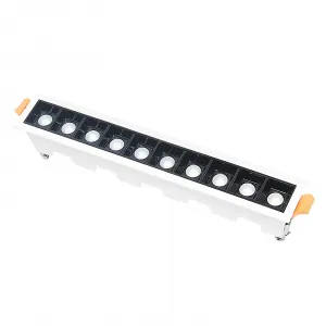 DECOREUM Zapustené lineárne LED svietidlo 20W 3000K biele JDL-10T