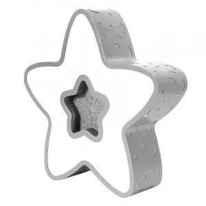 DECOREUM DETSKÉ LED STROPNÉ SVIETIDLO GRAY STAR 28W + DIAĽKOVÉ OVLÁDANIE