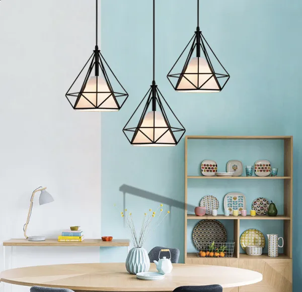 DECOREUM Loft Diamond Lamp x3 Jednoduchá