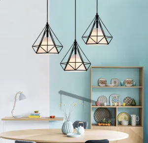 DECOREUM Loft Diamond Lamp x3 Jednoduchá
