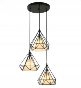 DECOREUM Loftová lampa s okrúhlym držiakom Diamond