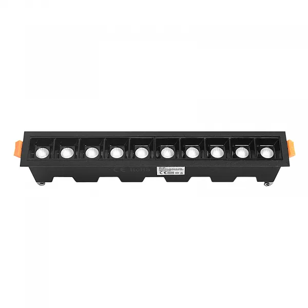 DECOREUM Zapustená lineárna LED lampa 20W 3000K čierna JDL-10T
