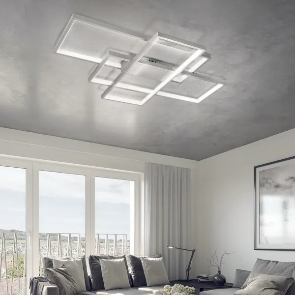 DECOREUM LED stropné svietidlo RING 80W antracit DL-Z01 + diaľkové ovládanie