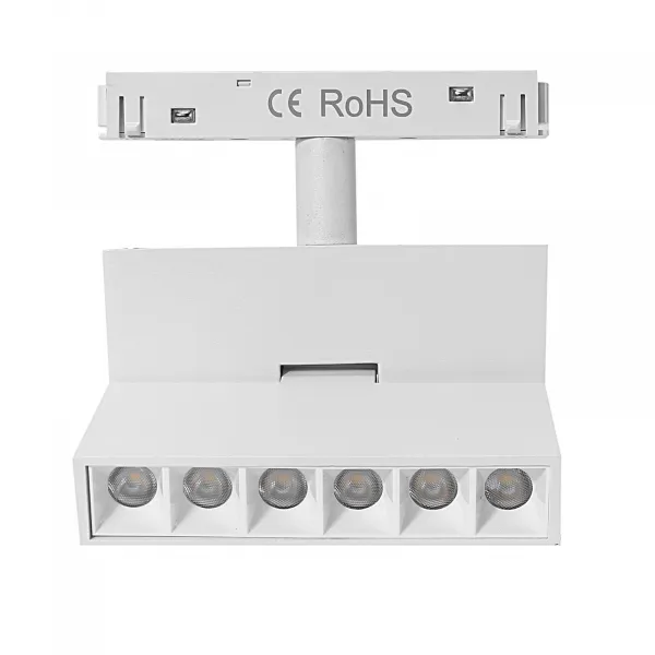 DECOREUM Magnetická lampa s diódami, ohybná, 6W, 3000K, DDCX-GDZD6, biela