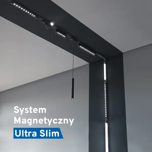 DECOREUM Szyna magnetyczna Ultra Slim LL-35B 200cm