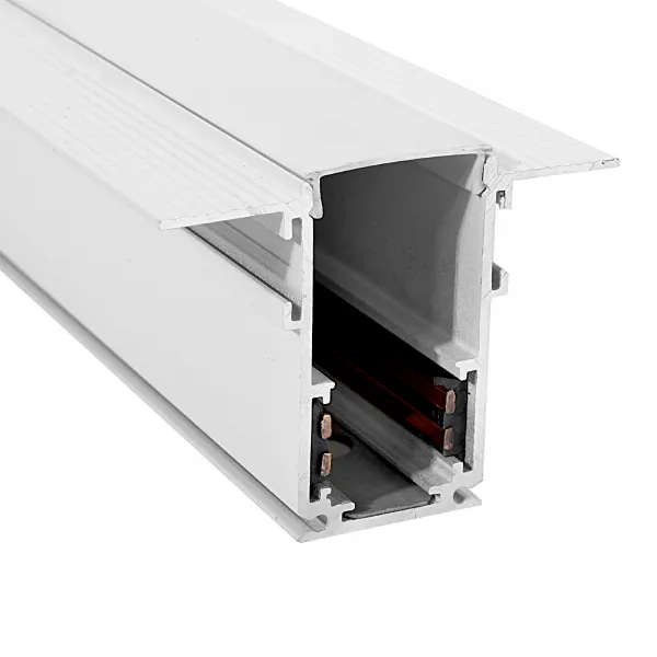 DECOREUM Magnetická lišta LL-20C pre zapustenú montáž 200 cm biela