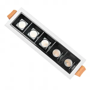 DECOREUM Zapustené lineárne LED svietidlo 10W 4000K biele JDL-5T